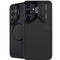 Specialty Vinyl Black Hex Texture Galaxy S26 Kickstand Case