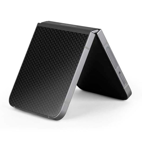 Specialty Vinyl Black Hex Texture Galaxy Z Flip6 Skin