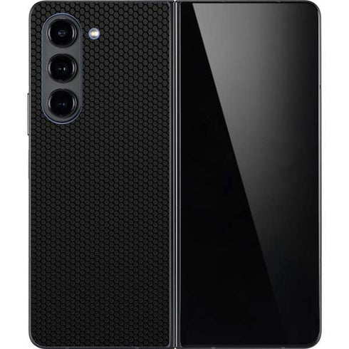 Specialty Vinyl Black Hex Texture Galaxy Z Fold5 5G Skin
