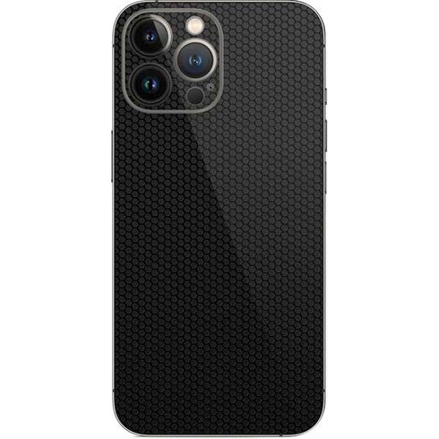 Specialty Vinyl Black Hex Texture iPhone 15 Pro Max Skin
