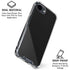 Specialty Vinyl Black Hex Texture iPhone 16e Clear Case