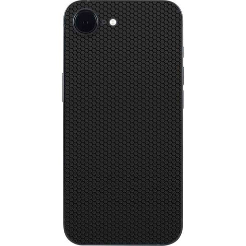 Specialty Vinyl Black Hex Texture iPhone 16e Skin