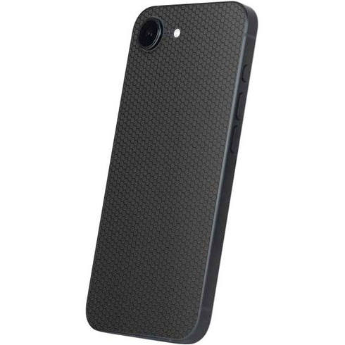 Specialty Vinyl Black Hex Texture iPhone 16e Skin