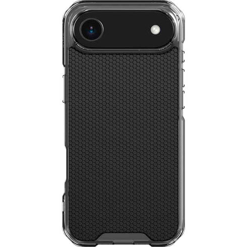 Specialty Vinyl Black Hex Texture iPhone 17 Air Clear Case