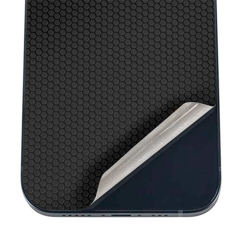 Specialty Vinyl Black Hex Texture iPhone 17 Pro Skin