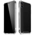 Specialty Vinyl Black Hex Texture iPhone X/XS Clear Case