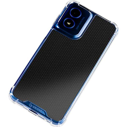 Specialty Vinyl Black Hex Texture Moto G 5G (2024) Clear Case