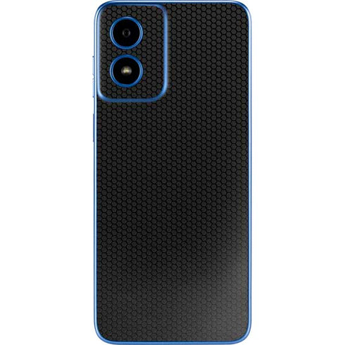 Specialty Vinyl Black Hex Texture Moto G Play 4G (2024) Skin