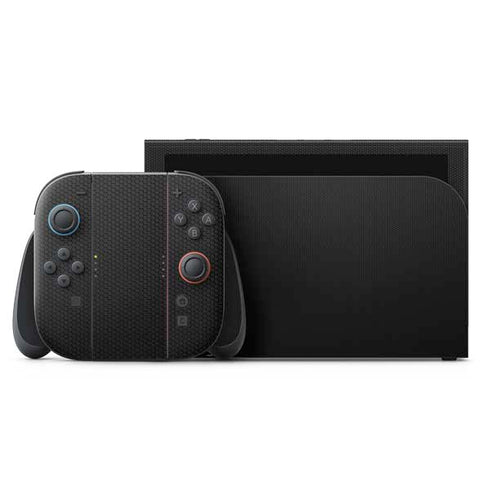 Specialty Vinyl Black Hex Texture Nintendo Switch 2 (2025) with Joy-Con Skin