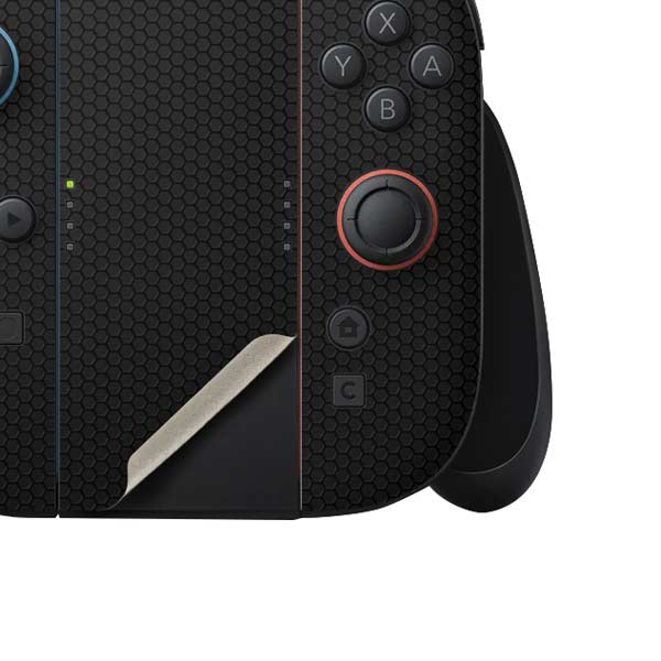 Specialty Vinyl Black Hex Texture Nintendo Switch 2 (2025) Joy-Con