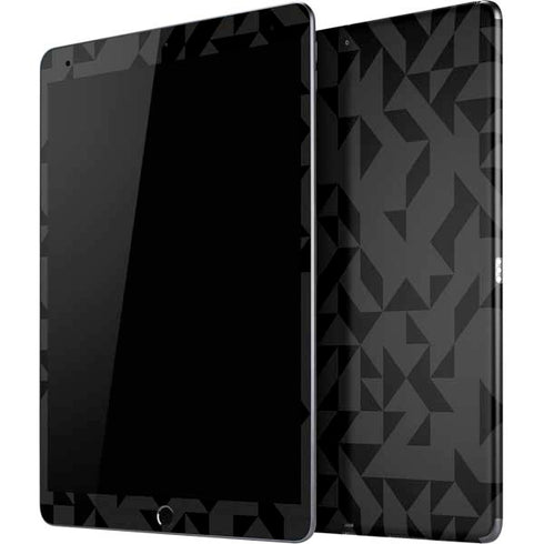 Black Geometric iPad Skins