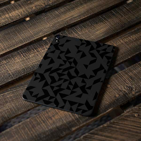 Black Geometric Apple iPad Pro Skin