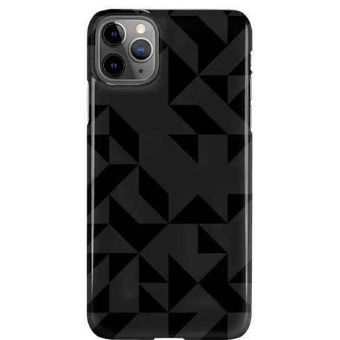 Black Geometric iPhone Cases