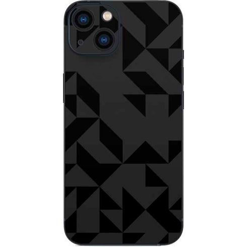 Black Geometric iPhone Skins