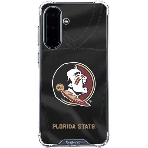 Florida State University Black Jersey Galaxy A36 5G Clear Case