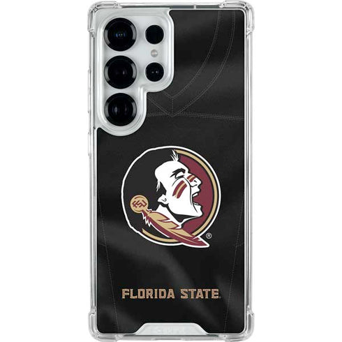 Florida State University Black Jersey Galaxy S26 Ultra Clear Case