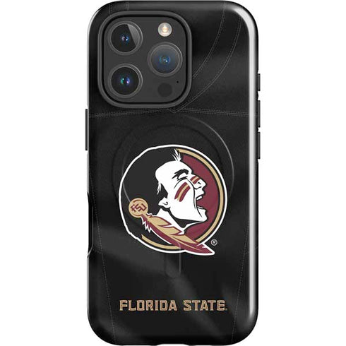 Florida State University Black Jersey iPhone 16 Pro Max Magsafe Impact Case