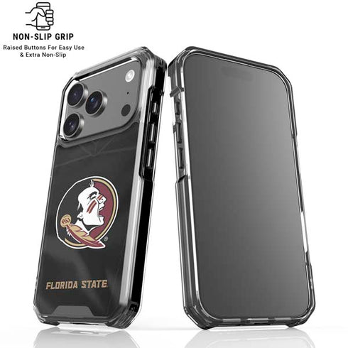 Florida State University Black Jersey iPhone 18 Pro Clear Case