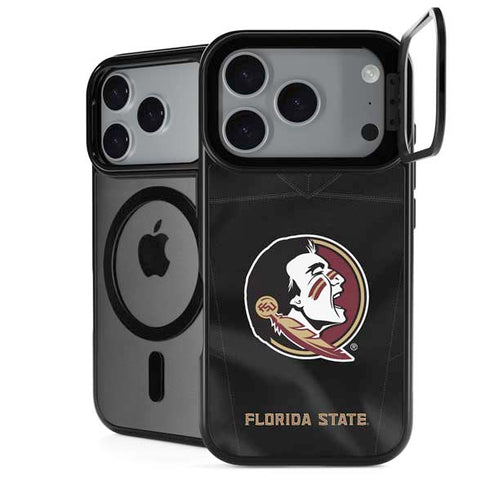 Florida State University Black Jersey iPhone 18 Pro Max Kickstand Case