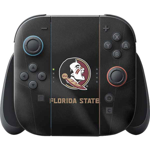 Florida State University Black Jersey Nintendo Switch 2 (2025) Joy-Con Controller Skin