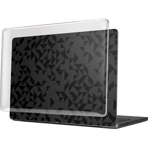 Black Geometric MacBook Pro 14in (2021-24) Case plus Skin