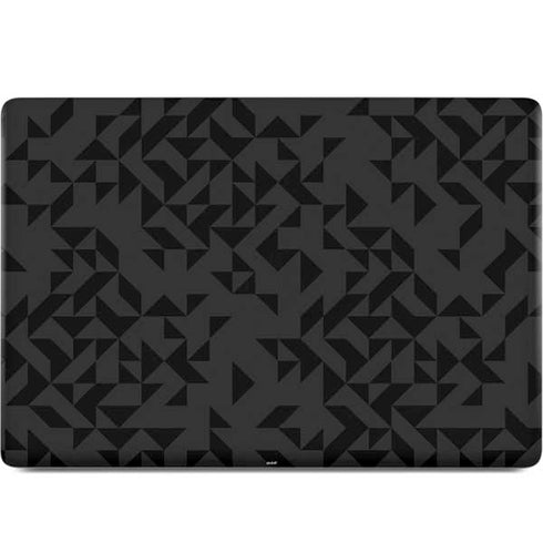 Black Geometric MacBook Skins