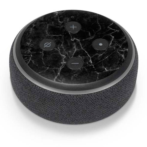 Black Marble Amazon Echo Dot Skin