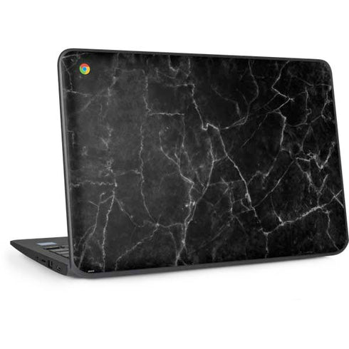 Black Marble HP Chromebook Skin