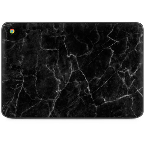 Black Marble HP Chromebook Skin