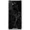 Black Marble Galaxy A17 Clear Case