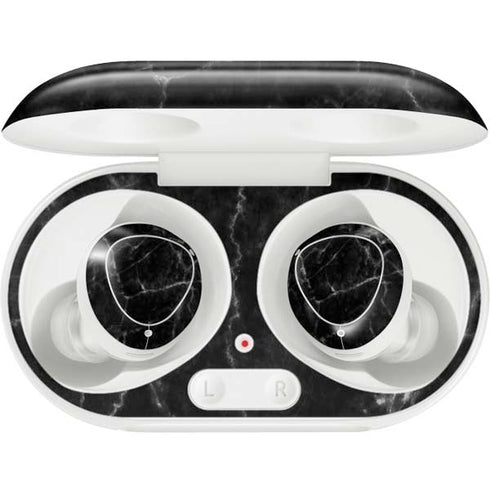 Black Marble Galaxy Buds Plus Skin