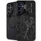 Black Marble Galaxy S24 Kickstand Case