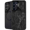 Black Marble Galaxy S25 Plus Kickstand Case
