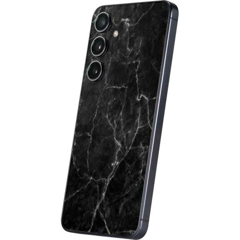 Black Marble Galaxy S25 Skin