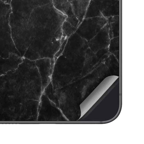 Black Marble Galaxy S25 Skin