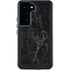 Black Marble Galaxy S24 Waterproof Case