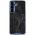 Black Marble Galaxy S25 Plus Clear Case