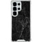 Black Marble Galaxy S25 Ultra Clear Case