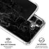 Black Marble Galaxy S26 Plus Clear Case