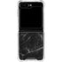 Black Marble Galaxy Z Flip6 Clear Case