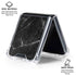 Black Marble Galaxy Z Flip6 Clear Case