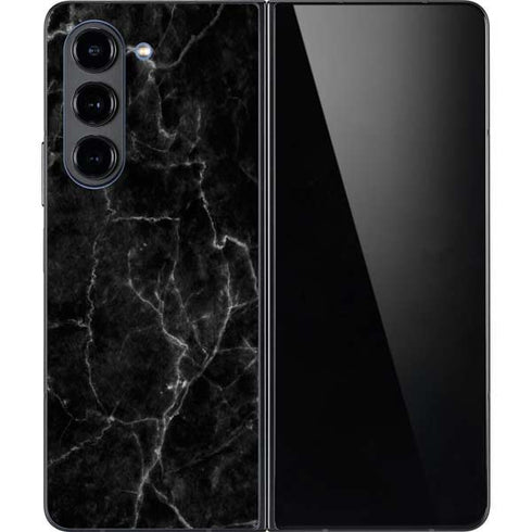 Black Marble Galaxy Z Fold5 5G Skin