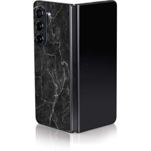 Black Marble Galaxy Z Fold5 5G Skin