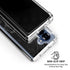 Black Marble Galaxy Z Fold7 Clear Case