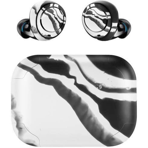 Black Marble Ink Amazon Echo Buds Skin