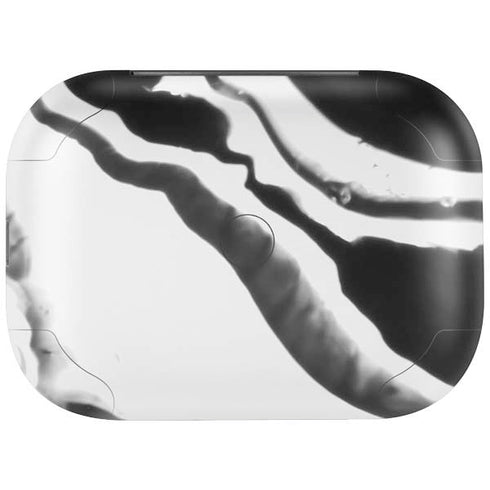 Black Marble Ink Amazon Echo Buds Skin