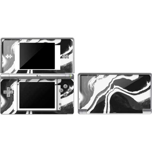 Black Marble Ink Nintendo Skins