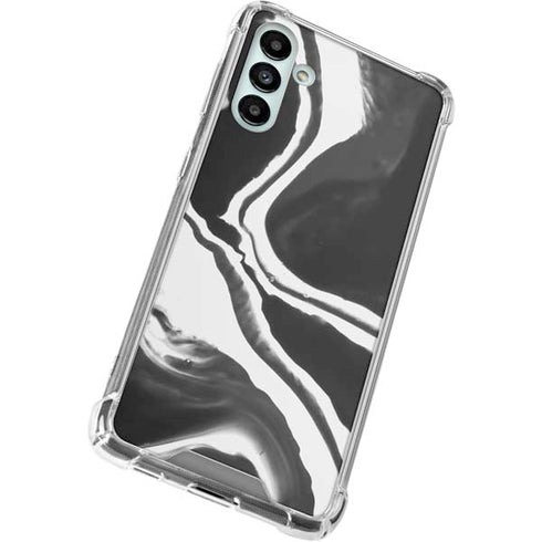 Black Marble Ink Galaxy A13 5G Clear Case