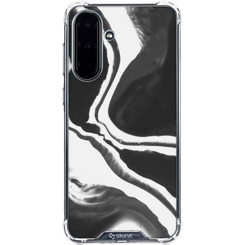 Black Marble Ink Galaxy A36 5G Clear Case