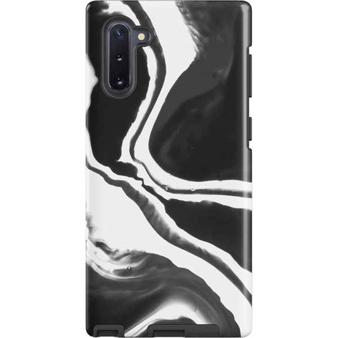Black Marble Ink Galaxy Cases